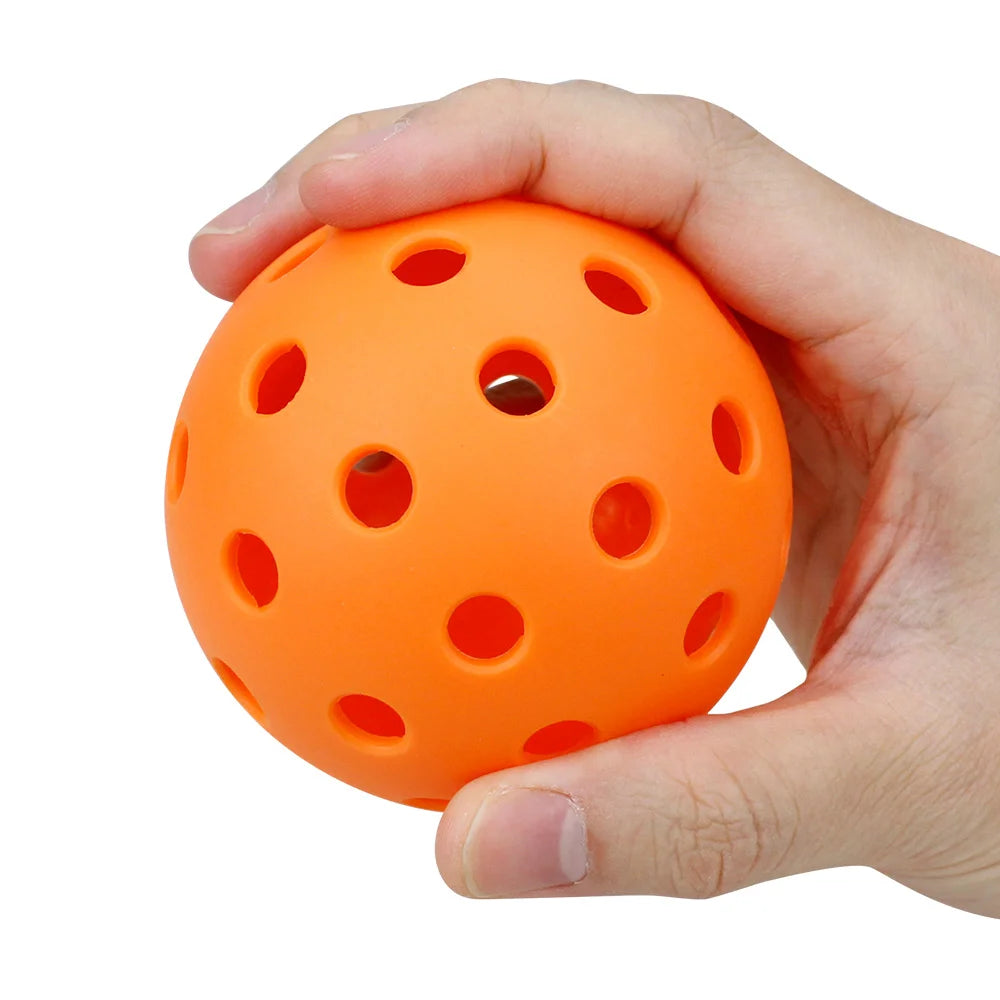 74MM Durable 40-Hole Outdoor Pickleballs (6/12/24 Pack)