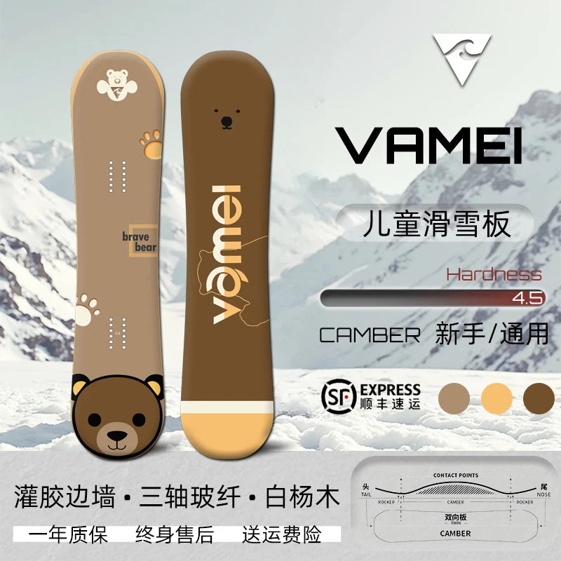 Children’s All-Round Snowboard – Flat & Carved Unisex Board