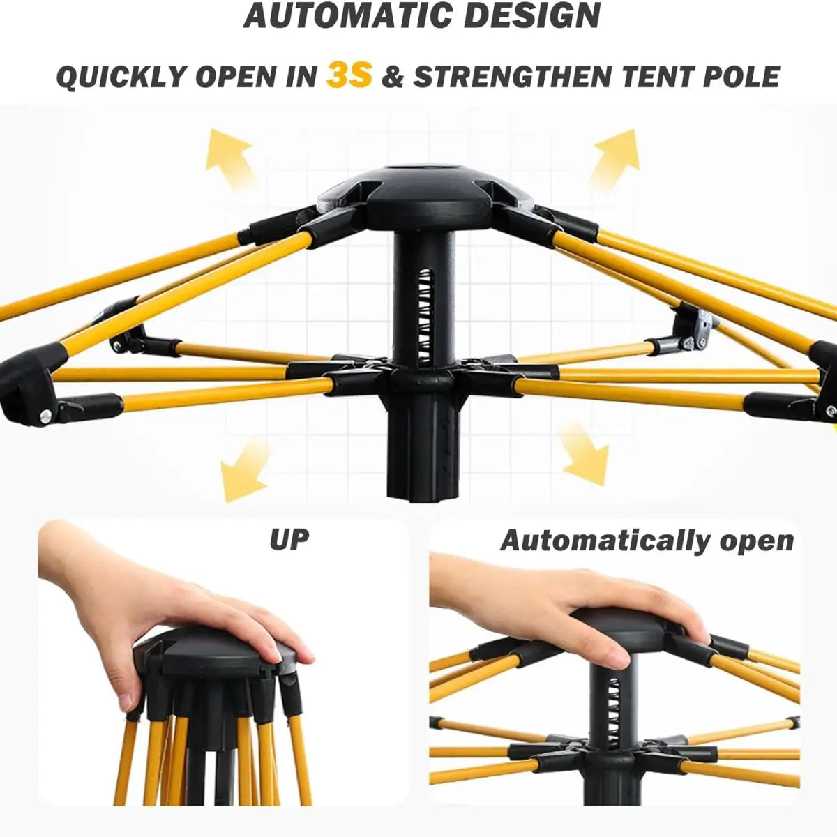 Automatic Quick-Opening Tent for Outdoor Camping & Travel