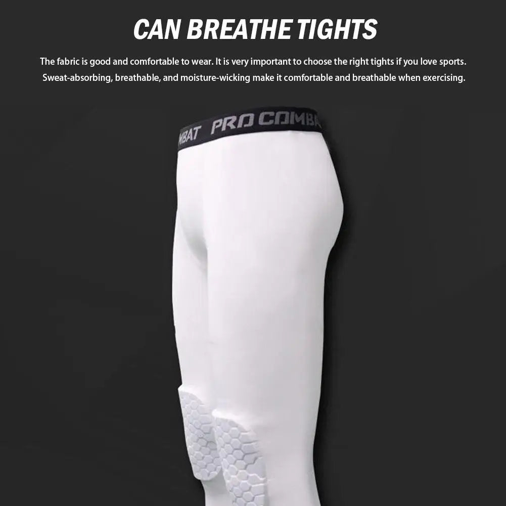 Athletic Knee Protection Sports Pants