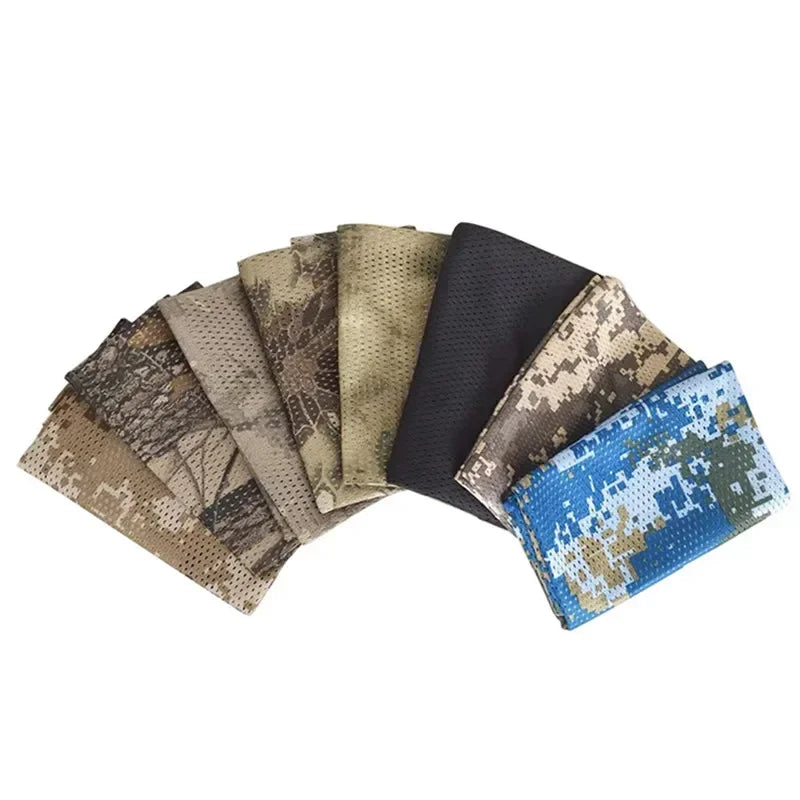 Camouflage Mesh Neck Scarf