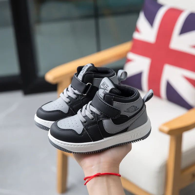 Fashion Kids High-Top Sneakers for Spring & Autumn