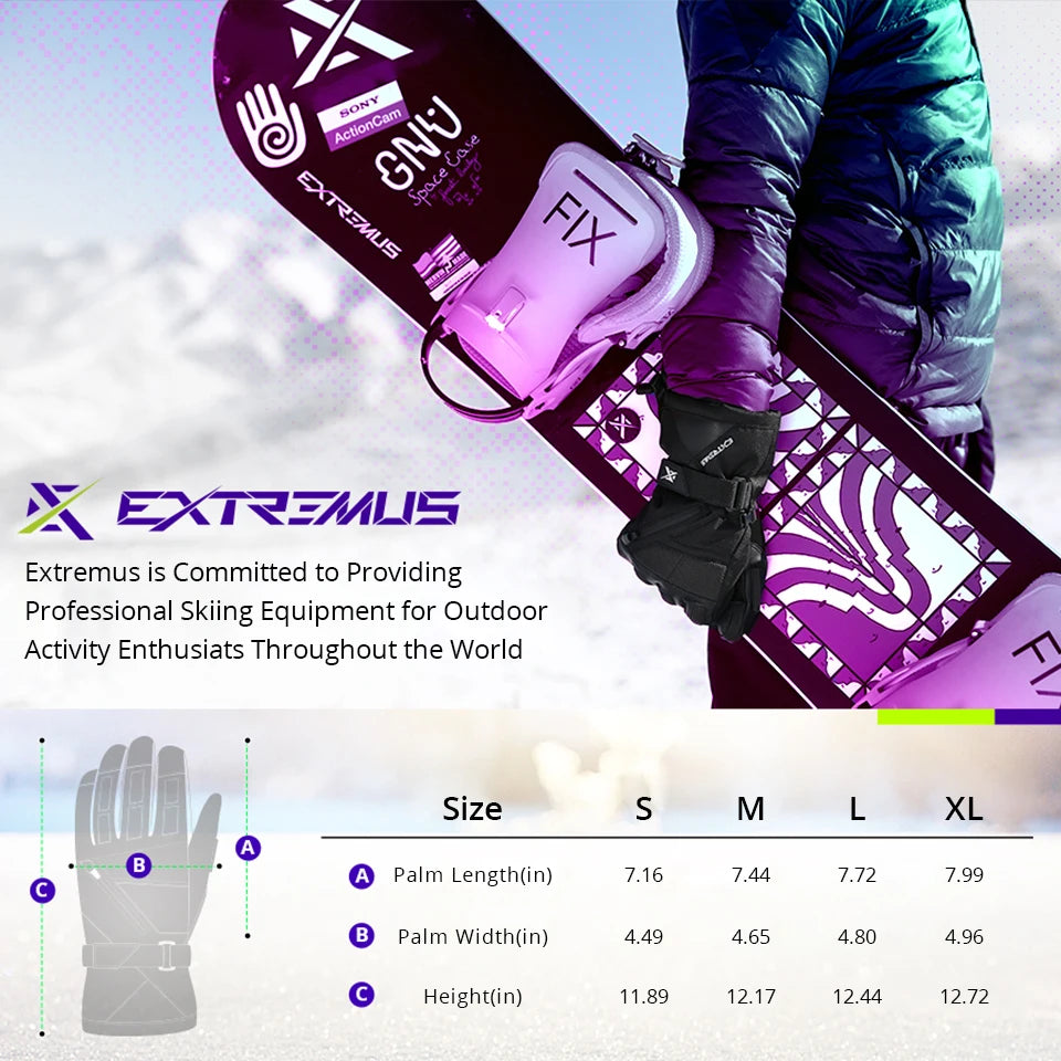 Extremus Outlook Peak Ski Gloves for Men and Women