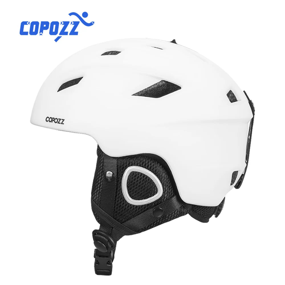 Copozz Men Women Ski Helmet - Half-Coverage Snowboard & Snowmobile Helmet