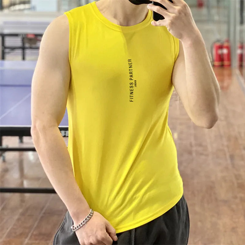 Bodybuilding mesh Running Tank Tops