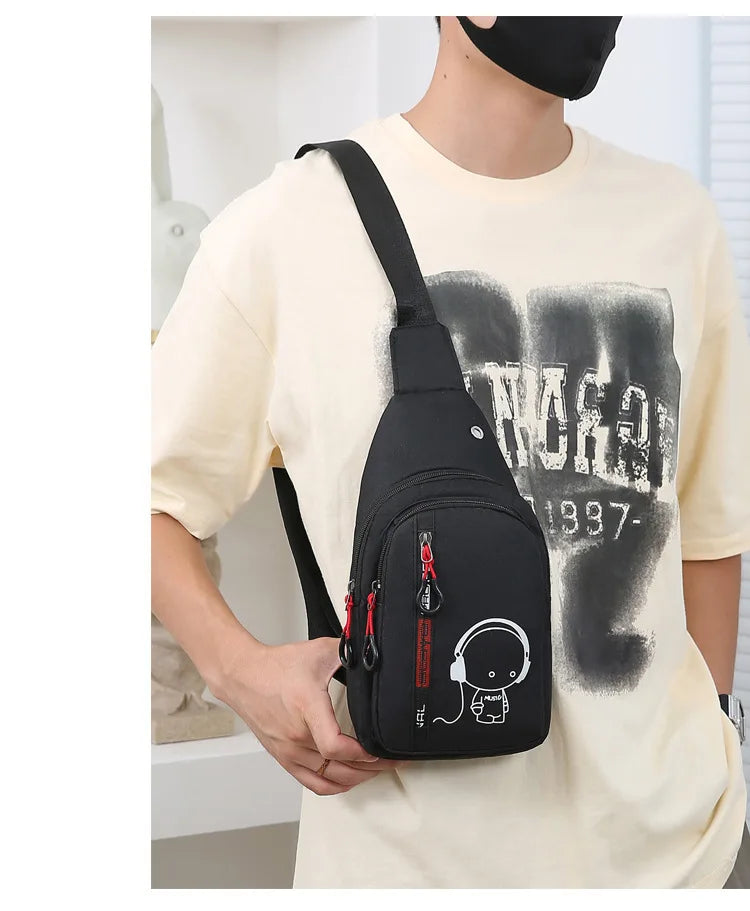 Men's 2024 Casual Fashion Chest Bag