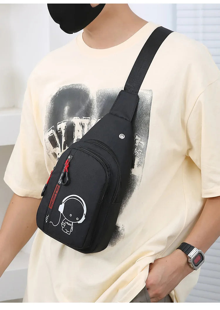 Men's 2024 Casual Fashion Chest Bag