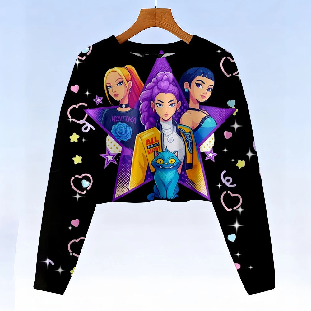 K-Pop Demon Hunters Hoodie – Fashion Hoodie for Toddler Girls & Kids