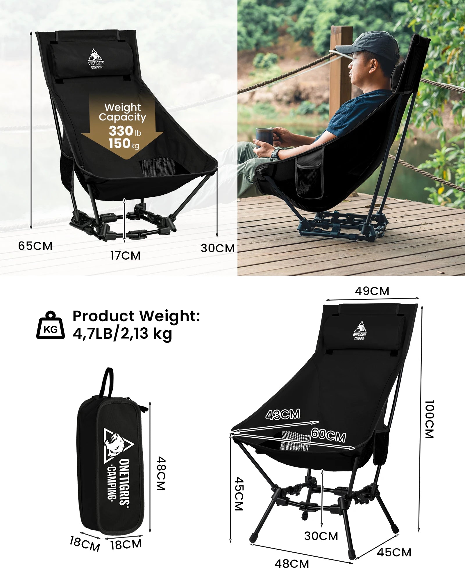 onetigris campingstuhl OneTigris Portable Camping Chairs – GearForChampions