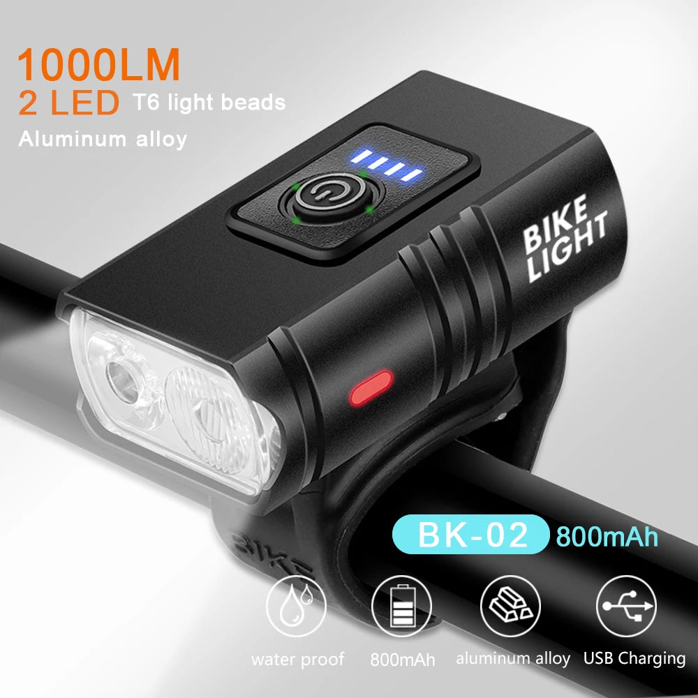 Rechargeable BK02 Bike LED Light Lamp