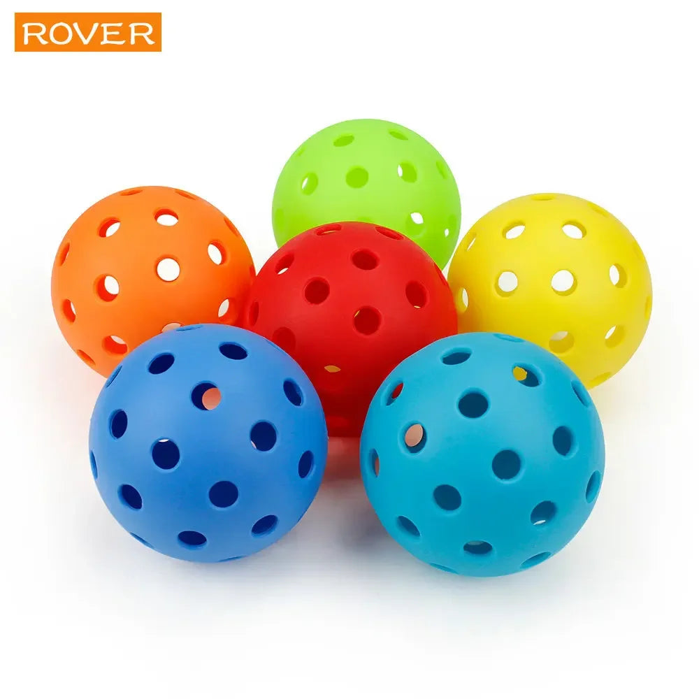 74MM Durable 40-Hole Outdoor Pickleballs (6/12/24 Pack)