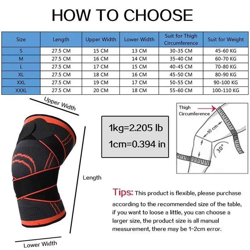 Pressurized Sports Knee Pad