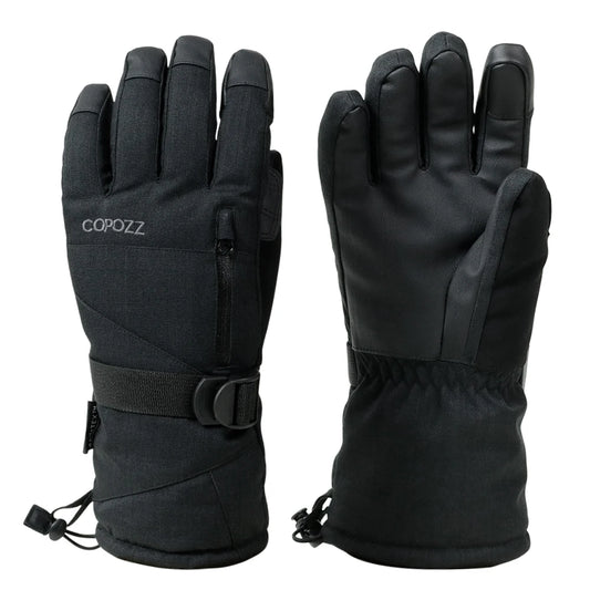 COPOZZ Waterproof Ski Gloves – Warm, Touchscreen Snowboard & Motorcycle Gloves for Men & Women