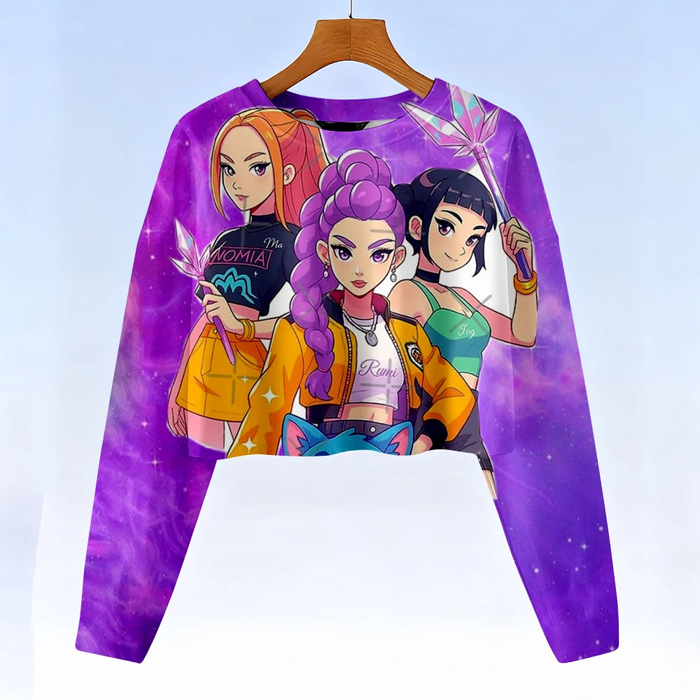 K-Pop Demon Hunters Hoodie – Fashion Hoodie for Toddler Girls & Kids