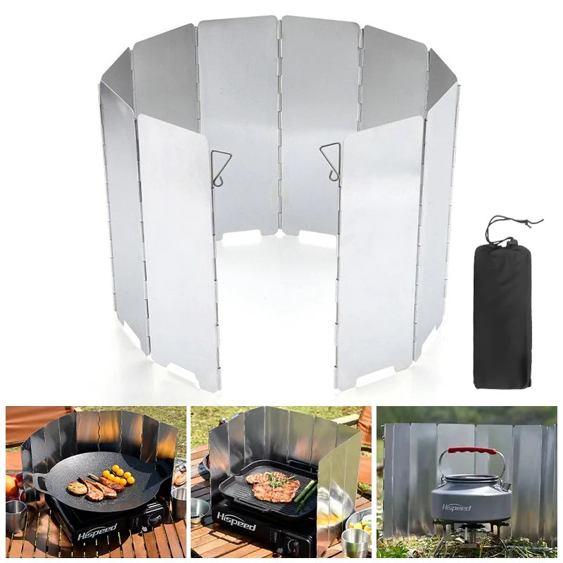 Foldable Outdoor Stove Wind Shield