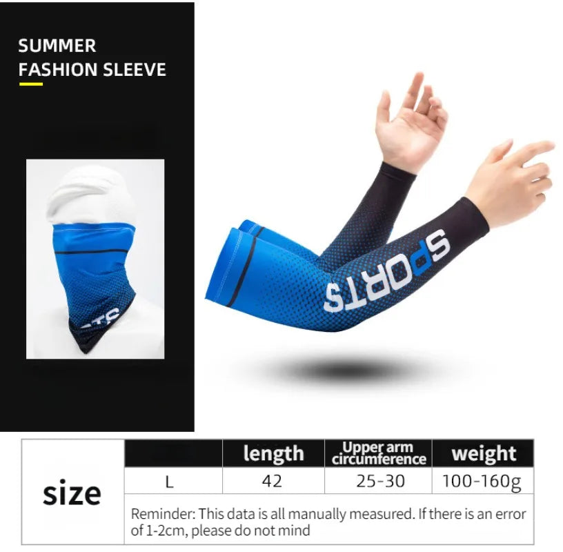 Anti-Slip Ice Silk Arm Sleeve