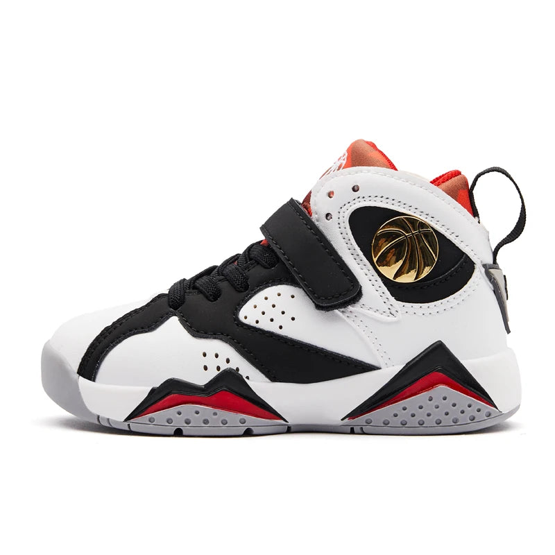 Children’s Basketball Shoes – Non-Slip Outdoor Sports Sneakers for Kids
