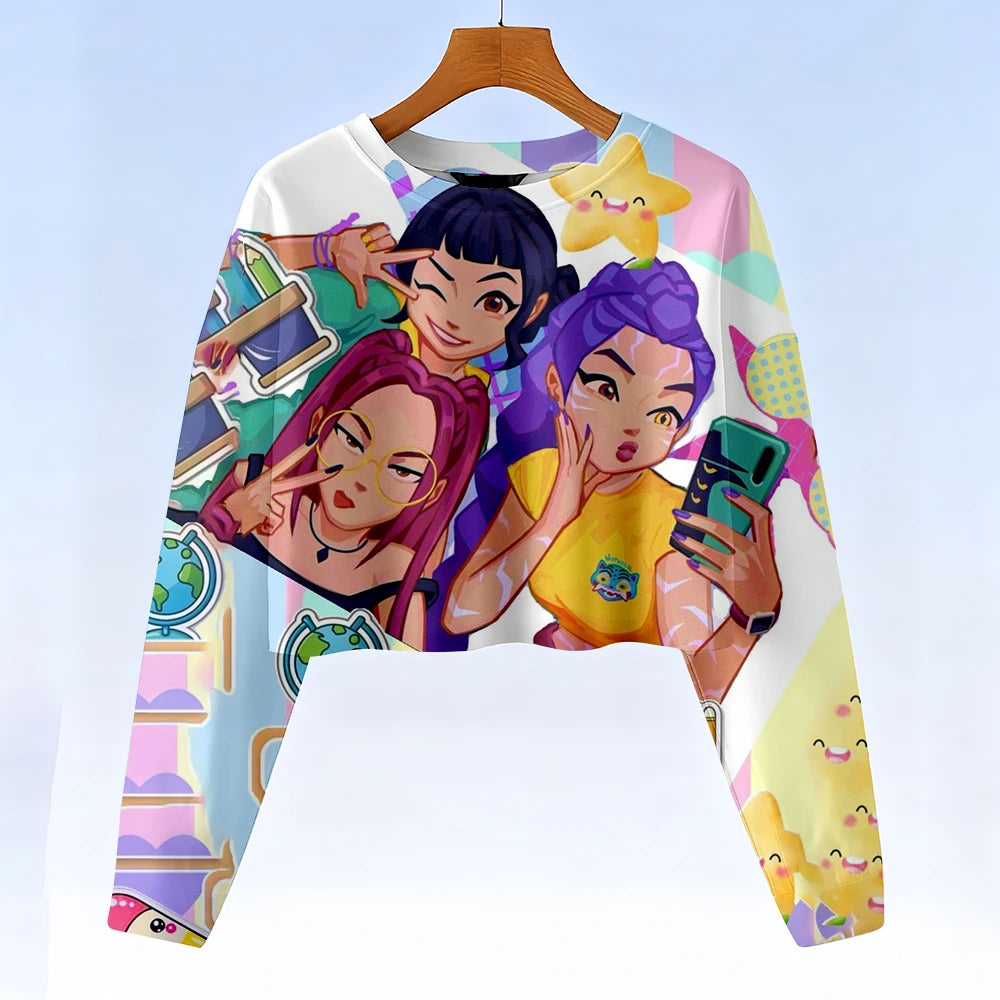 K-Pop Demon Hunters Hoodie – Fashion Hoodie for Toddler Girls & Kids