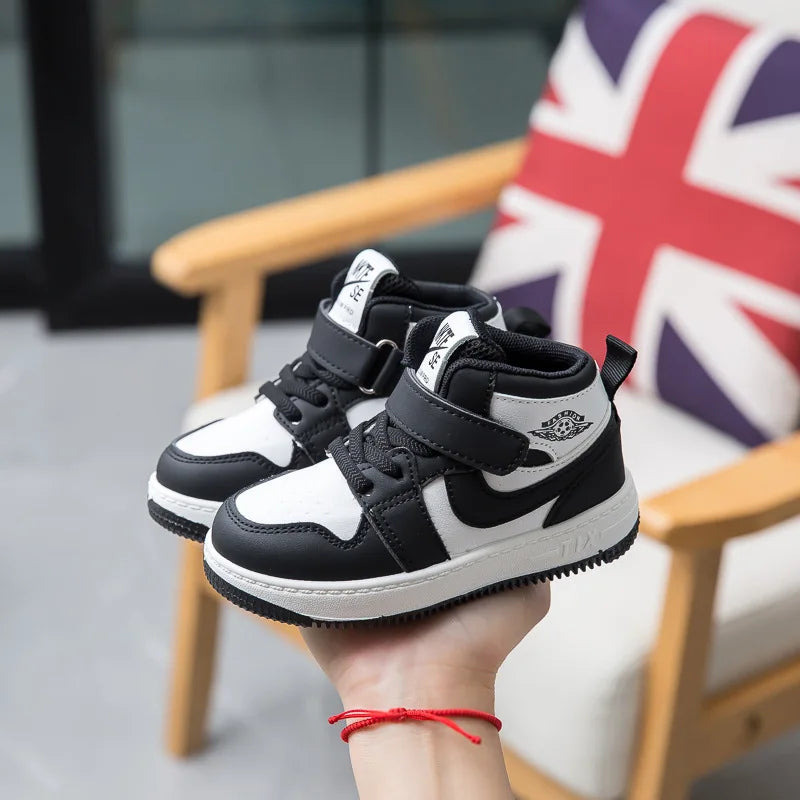 Fashion Kids High-Top Sneakers for Spring & Autumn