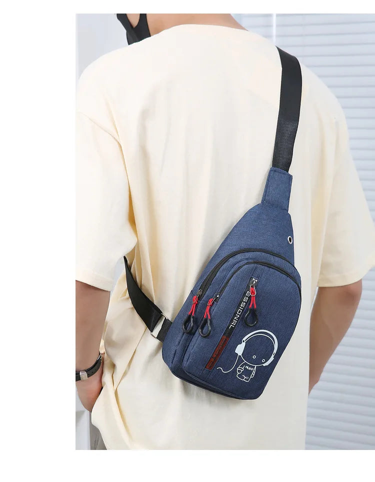 Men's 2024 Casual Fashion Chest Bag