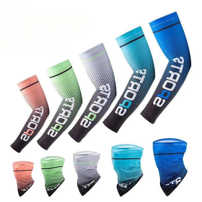 Anti-Slip Ice Silk Arm Sleeve