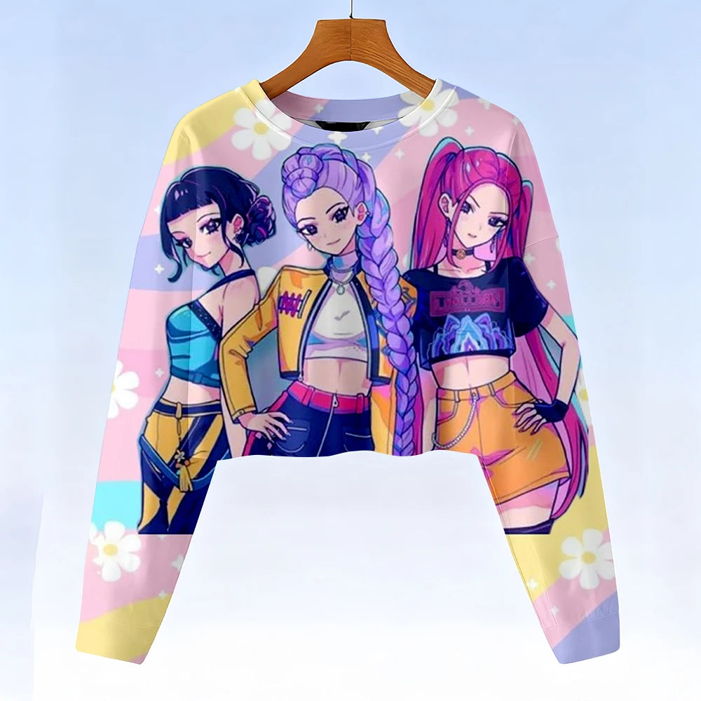 K-Pop Demon Hunters Hoodie – Fashion Hoodie for Toddler Girls & Kids
