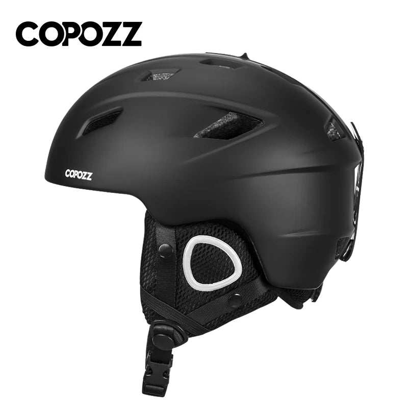 Copozz Men Women Ski Helmet - Half-Coverage Snowboard & Snowmobile Helmet