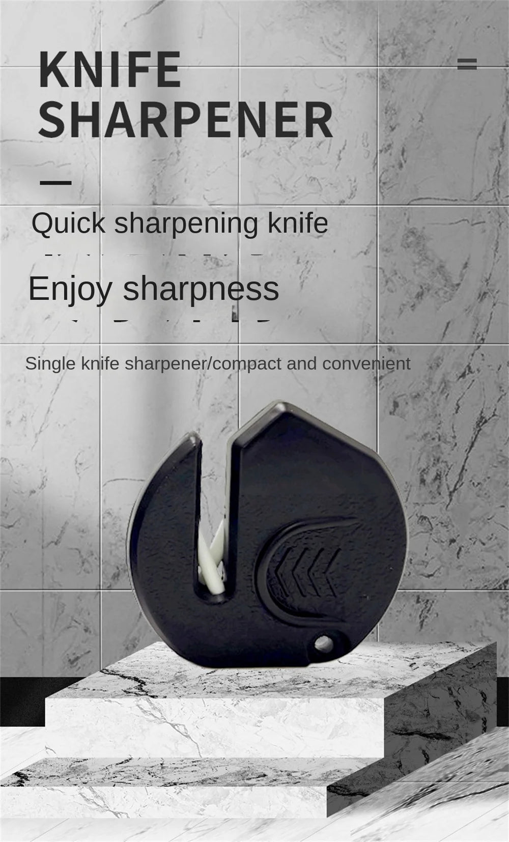 Mini Portable Outdoor Knife Sharpener for Camping & Kitchen Use