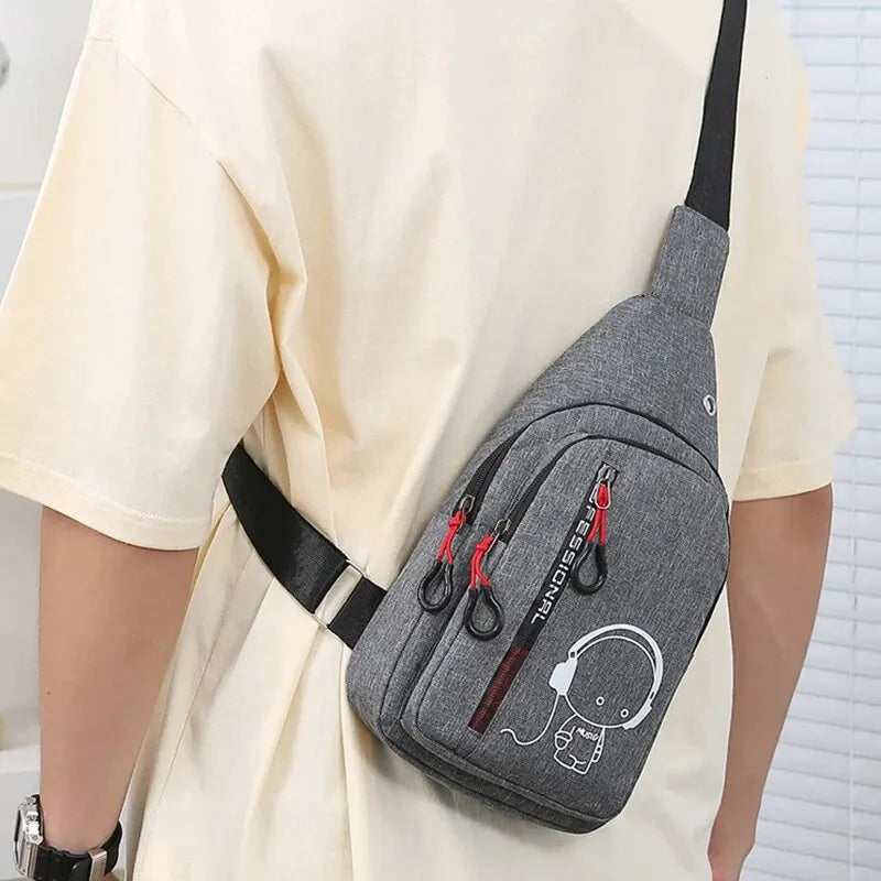 Men's 2024 Casual Fashion Chest Bag