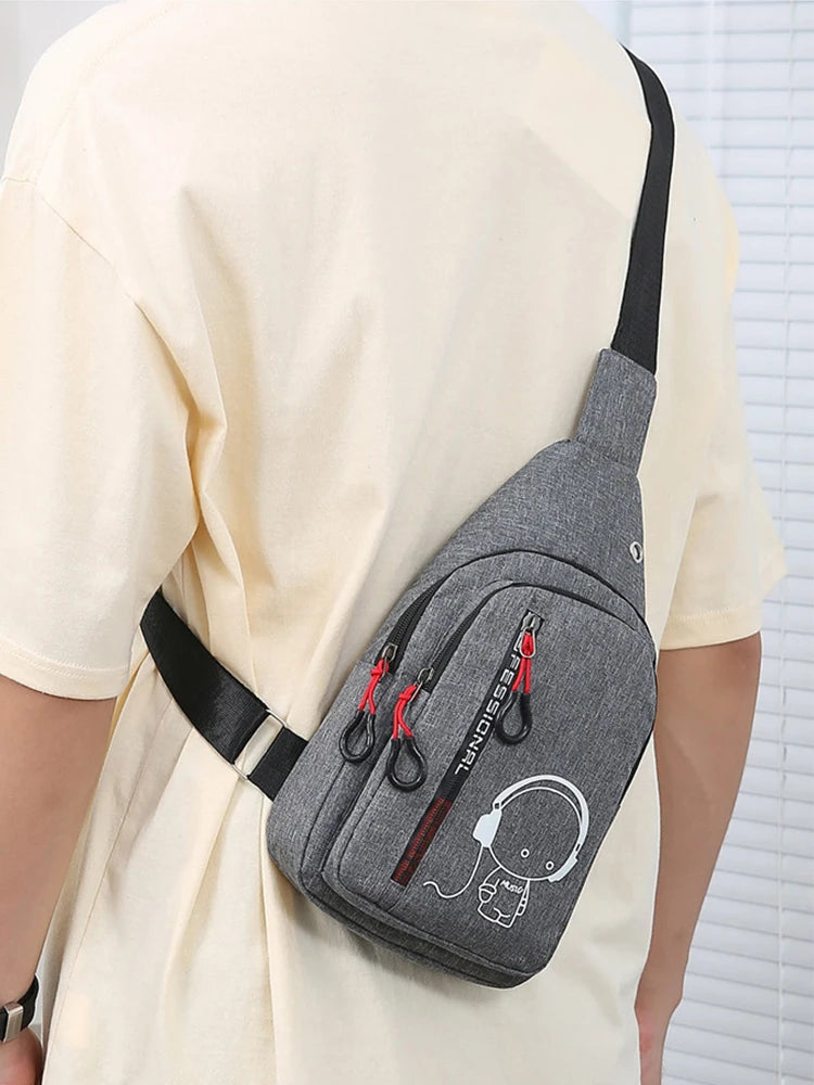 Men's 2024 Casual Fashion Chest Bag