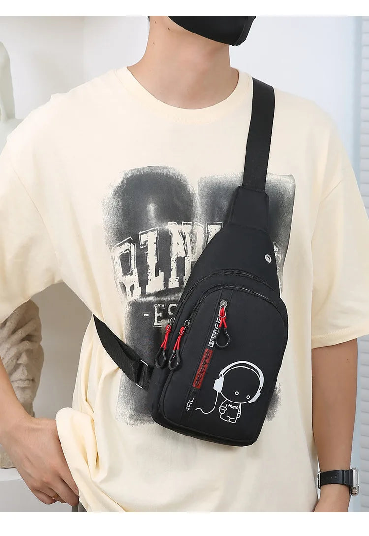 Men's 2024 Casual Fashion Chest Bag