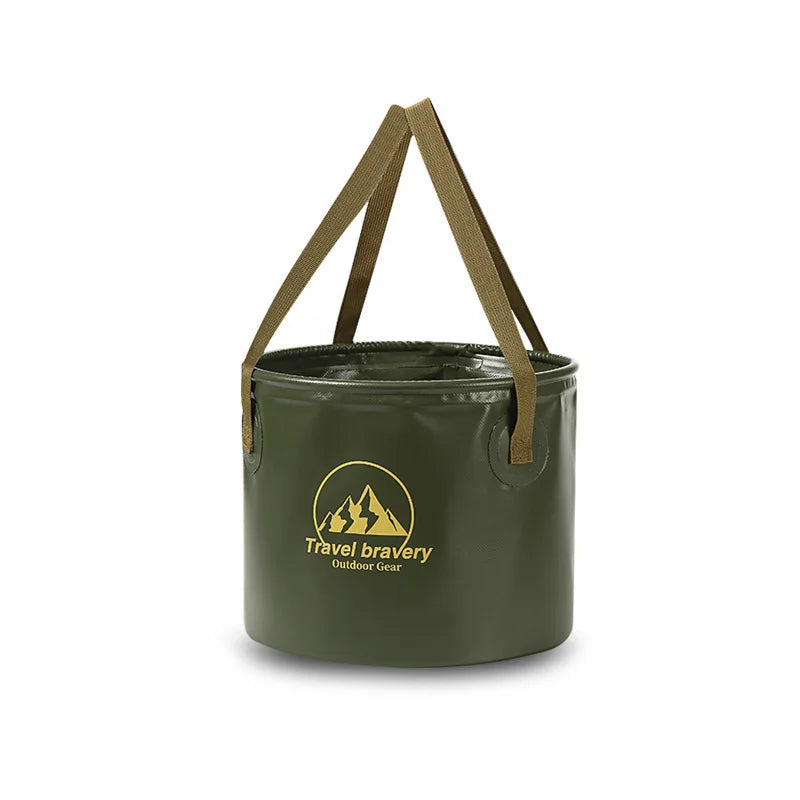 Folding Portable Bucket with Cover