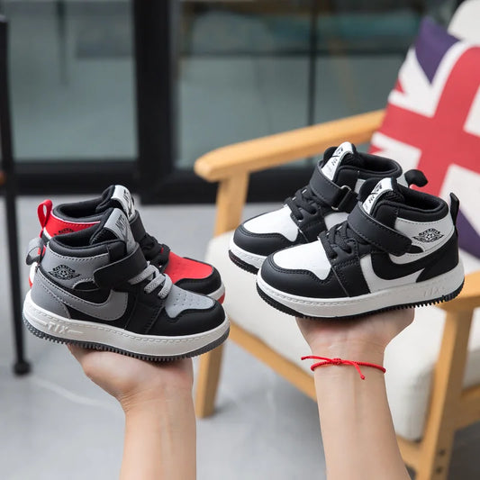 Fashion Kids High-Top Sneakers for Spring & Autumn