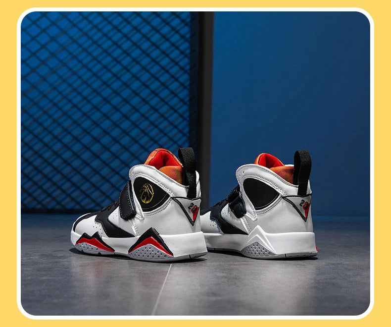 Children’s Basketball Shoes – Non-Slip Outdoor Sports Sneakers for Kids