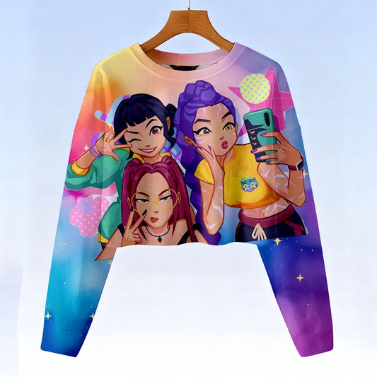 K-Pop Demon Hunters Hoodie – Fashion Hoodie for Toddler Girls & Kids
