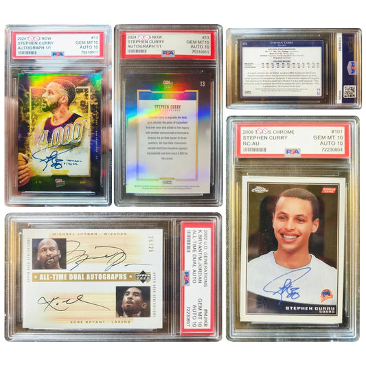 Panini DIY Basketball Collection Cards – Jordan, Kobe, Curry Special Edition