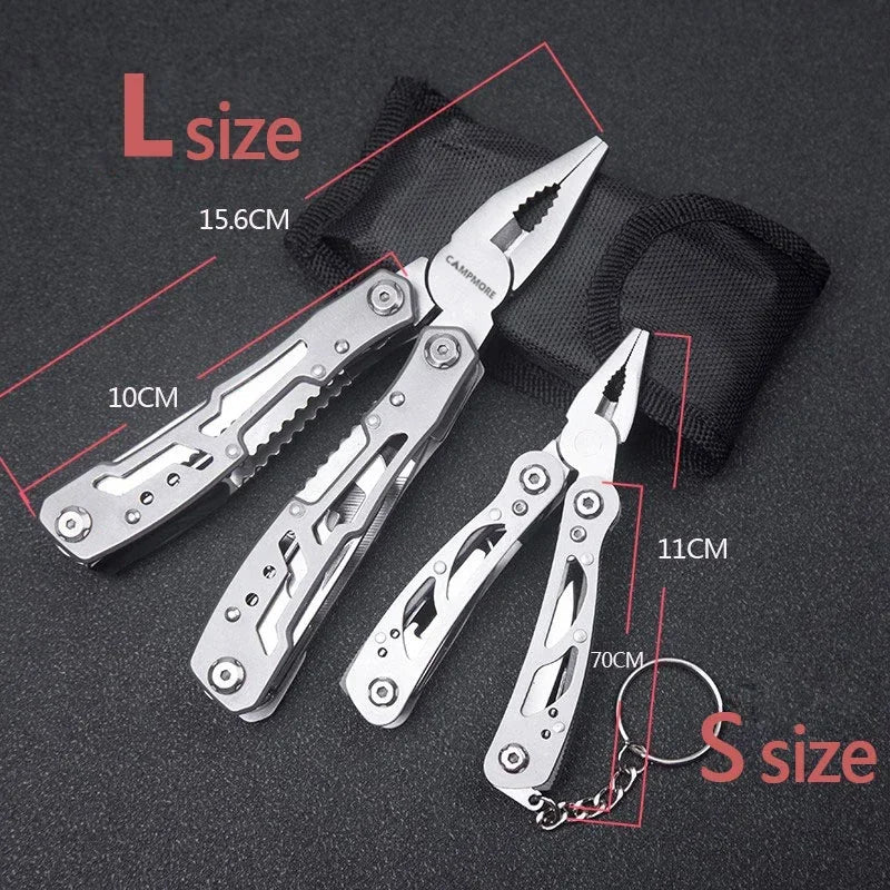 Outdoor Multitool Camping Portable Stainless Steel EDC