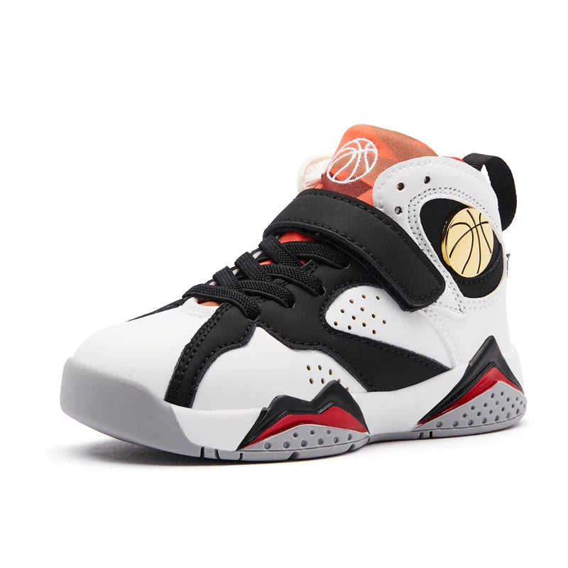 Children’s Basketball Shoes – Non-Slip Outdoor Sports Sneakers for Kids