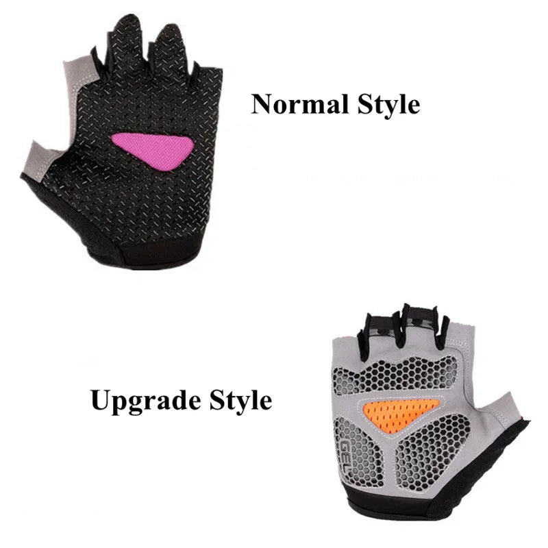 Breathable Half Finger Gel Cycling Gloves