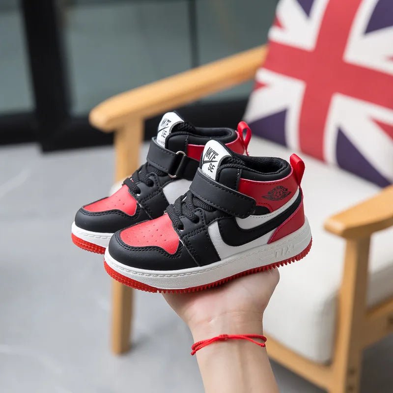 Fashion Kids High-Top Sneakers for Spring & Autumn