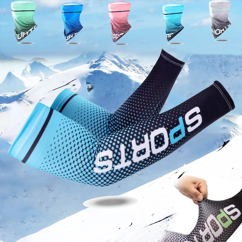 Anti-Slip Ice Silk Arm Sleeve