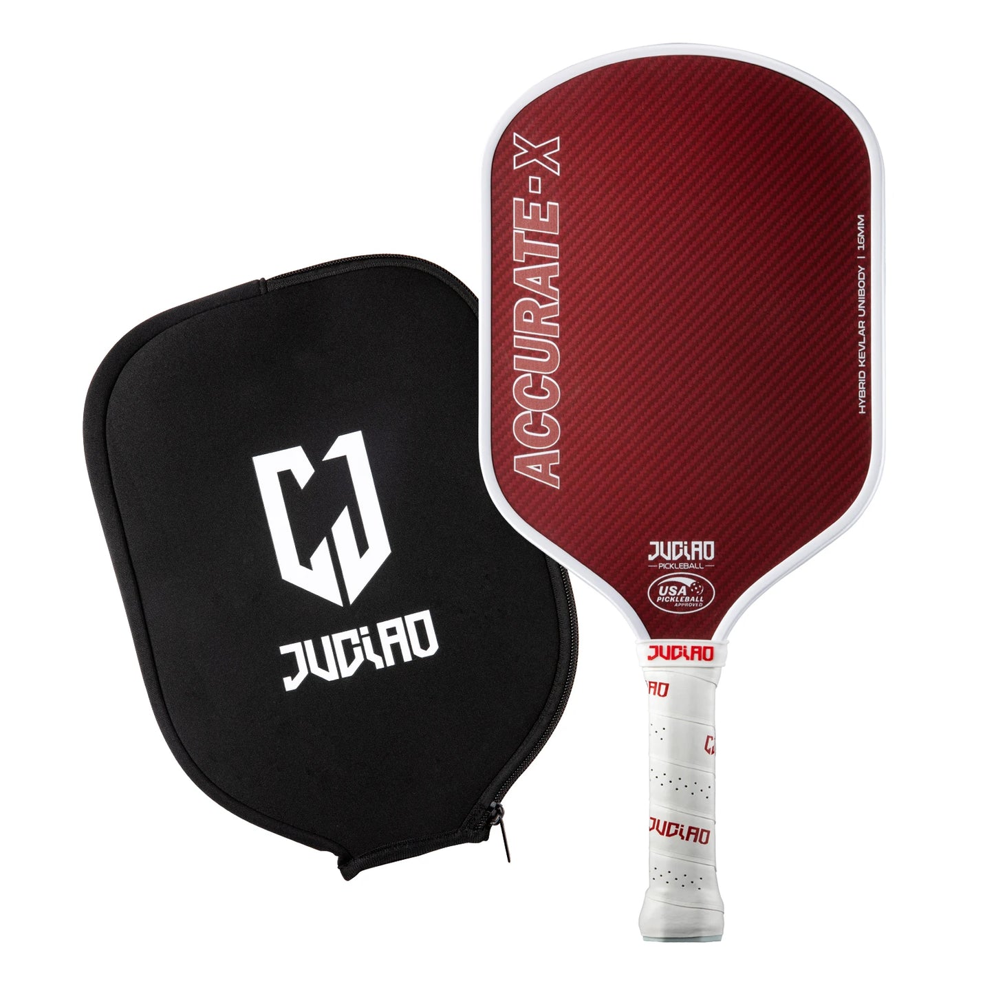 JUCIAO USAPA Approved Kevlar Hybrid Pickleball Paddle (16MM)