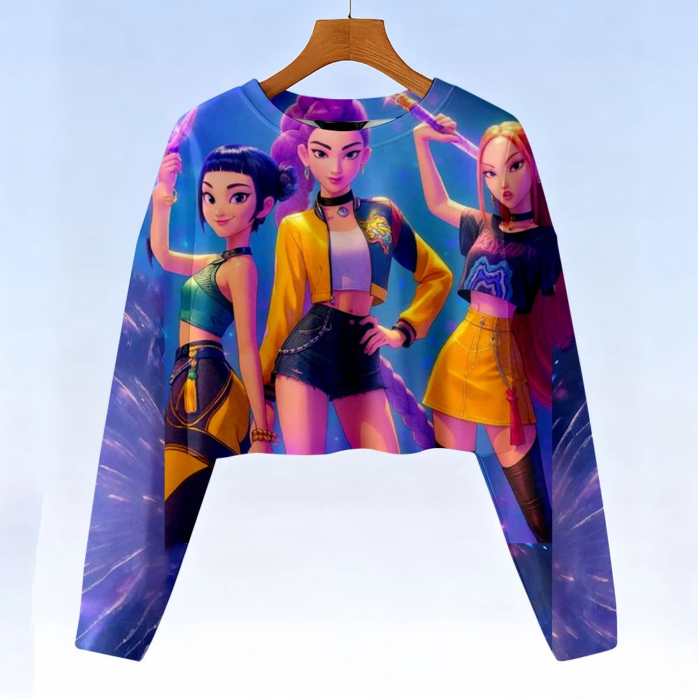 K-Pop Demon Hunters Hoodie – Fashion Hoodie for Toddler Girls & Kids