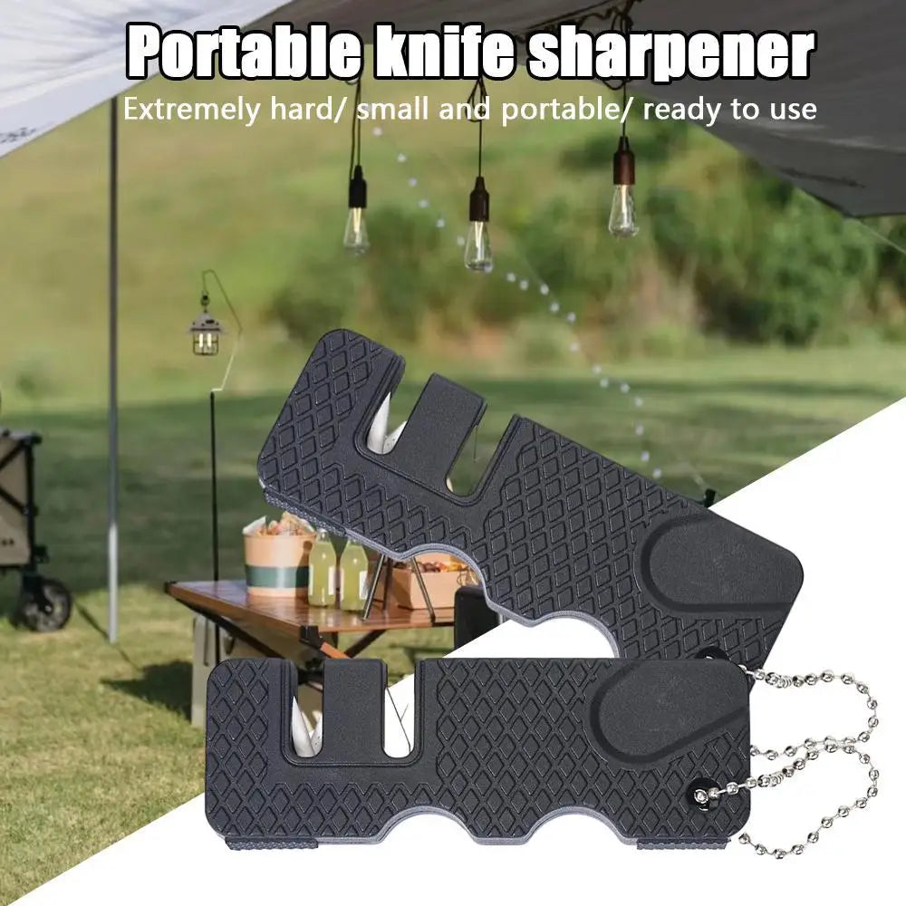 Mini Portable Outdoor Knife Sharpener for Camping & Kitchen Use