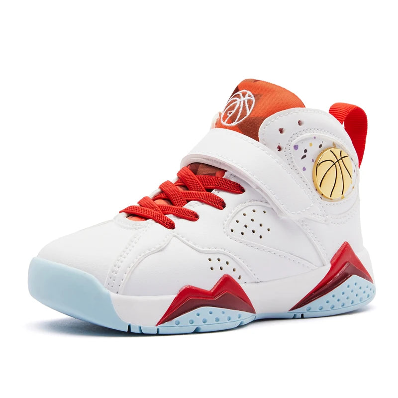 Children’s Basketball Shoes – Non-Slip Outdoor Sports Sneakers for Kids