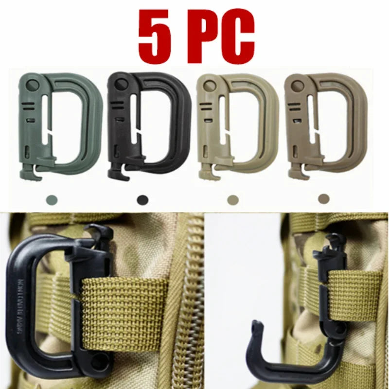 Plasctic Shackle Carabiner Buckle