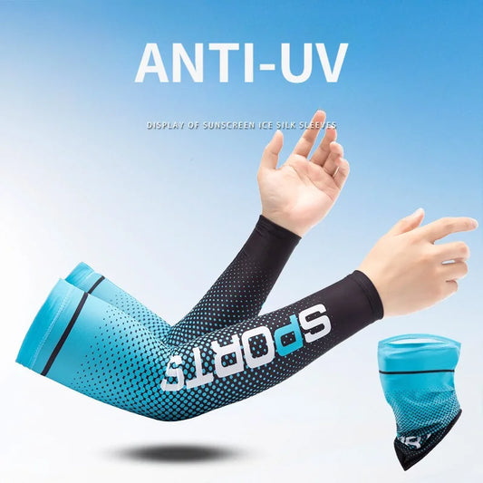 Anti-Slip Ice Silk Arm Sleeve