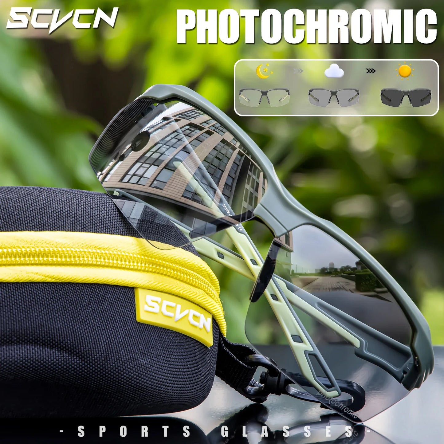 SCVCN Photochromic Cycling Glasses