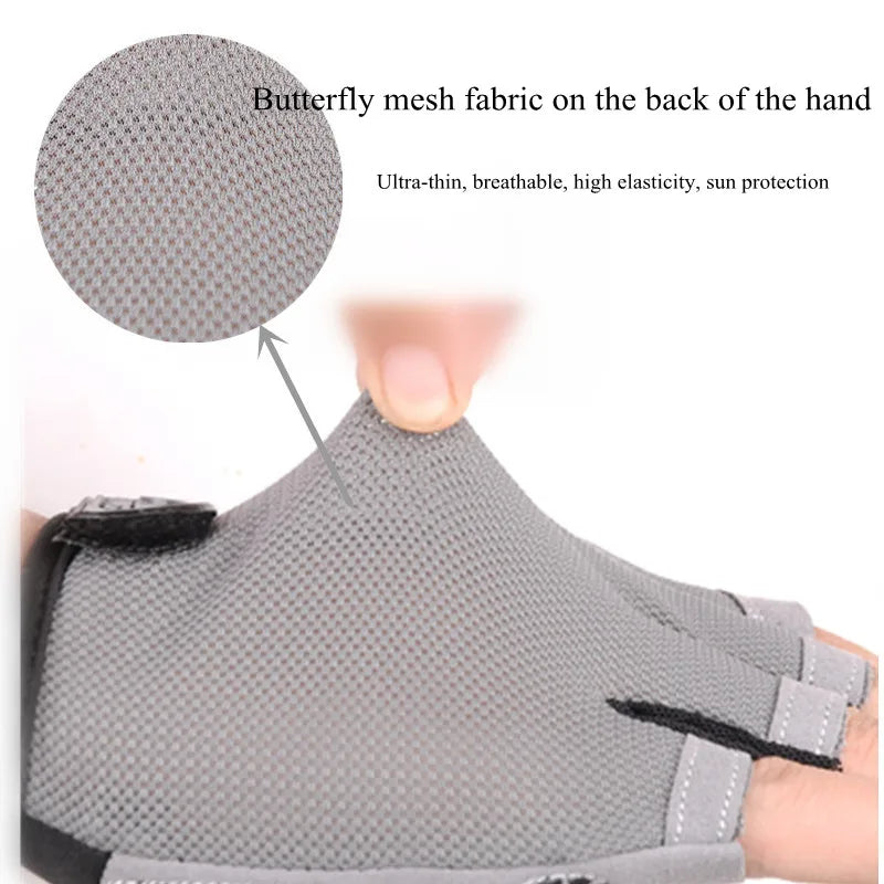 Breathable Half Finger Gel Cycling Gloves