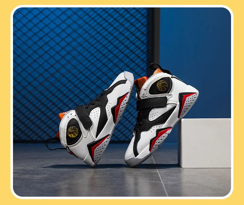 Children’s Basketball Shoes – Non-Slip Outdoor Sports Sneakers for Kids